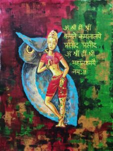 Original Painting: Maha Laxmi Painting