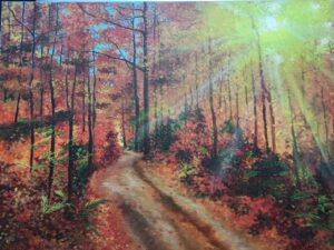 Original Painting: Golden Dawn