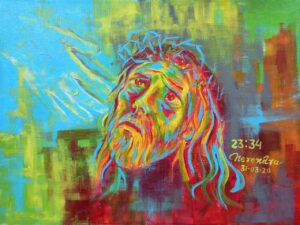 Original Painting - Lucas 23:24