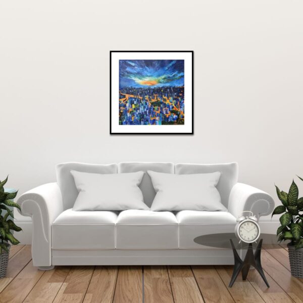Original Painting - City Night - Hope - Image 7