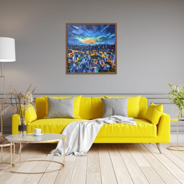 Original Painting - City Night - Hope - Image 5