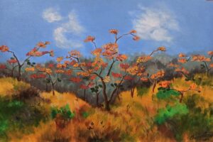 Original Painting - Palash - Forest