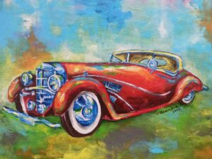 Vintage Car Painting 1