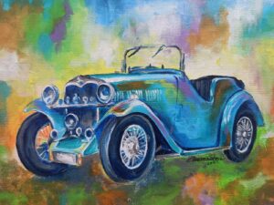 Vintage Car Painting 2