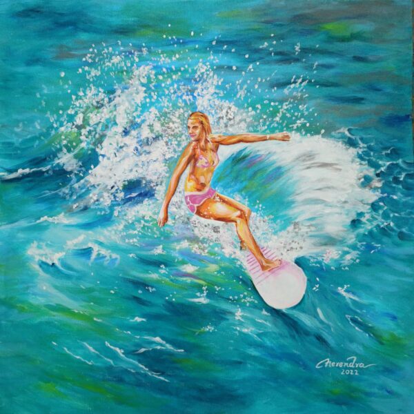 Surfing Painting