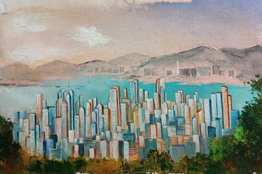 Original Painting The City