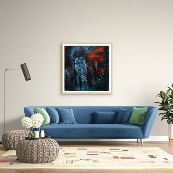 Michael Jackson Painting – 80s Pop Nostalgia on Canvas - Image 5