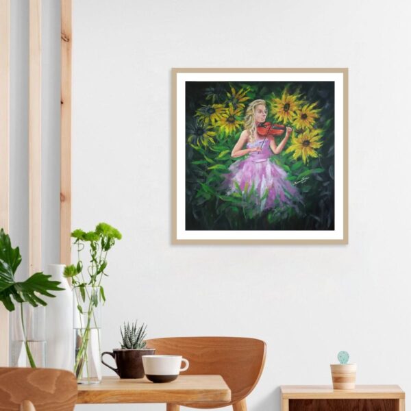 Violin Girl Painting – Music Brings Liveliness to Life 8