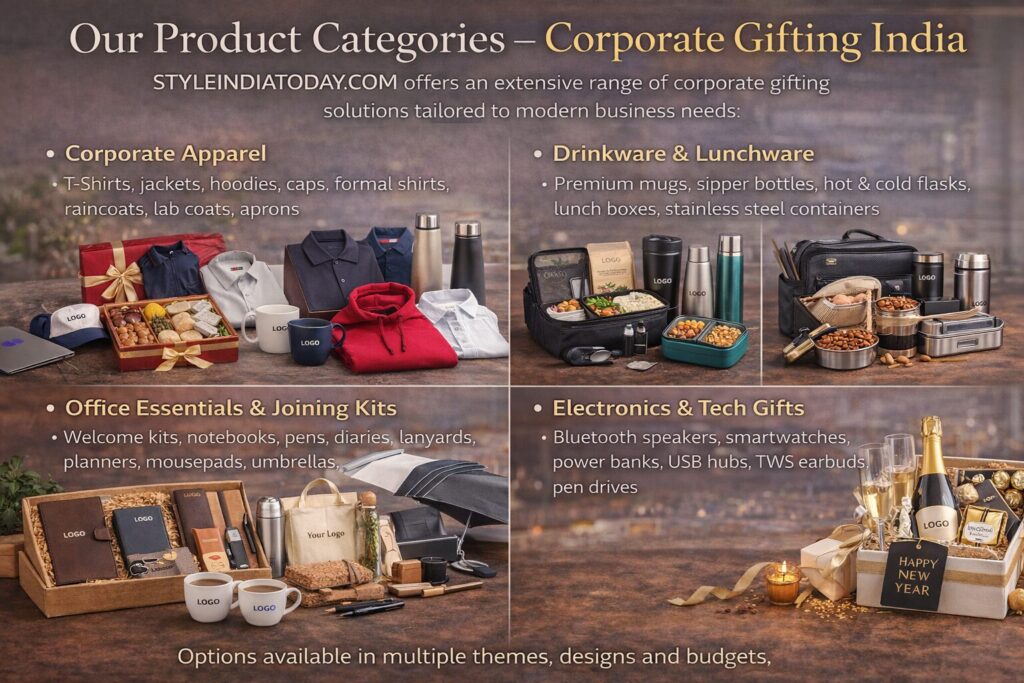 Our Product Categories – Corporate Gifting India- STYLEINDIATODAY.COM