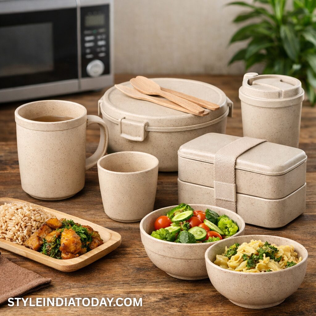 Popular Eco-Friendly Corporate Gift Ideas- Rice Husk Drinkware-STYLEINDIATODAY.COM