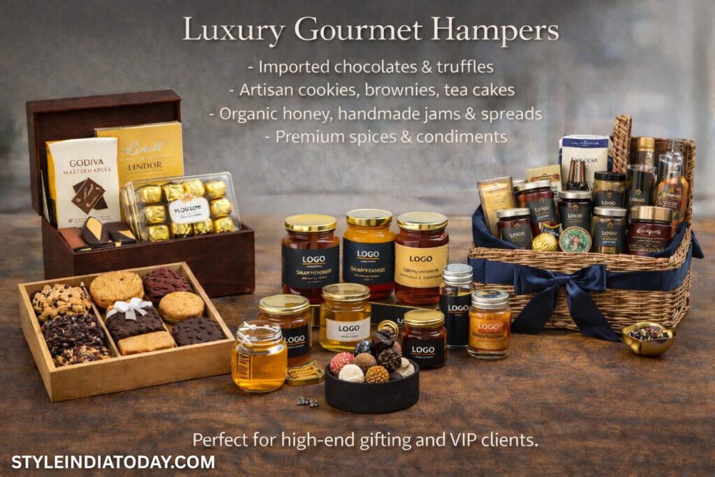 Our Festive Gift Hamper Categories- Luxury Gourmet Hampers​- STYLEINDIATODAY.COM