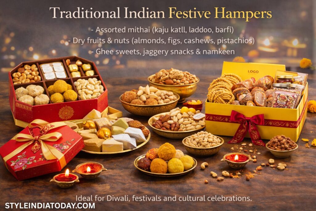 Our Festive Gift Hamper Categories​-Traditional Indian Festive Hampers​​-STYLEINDIATODAY.COM