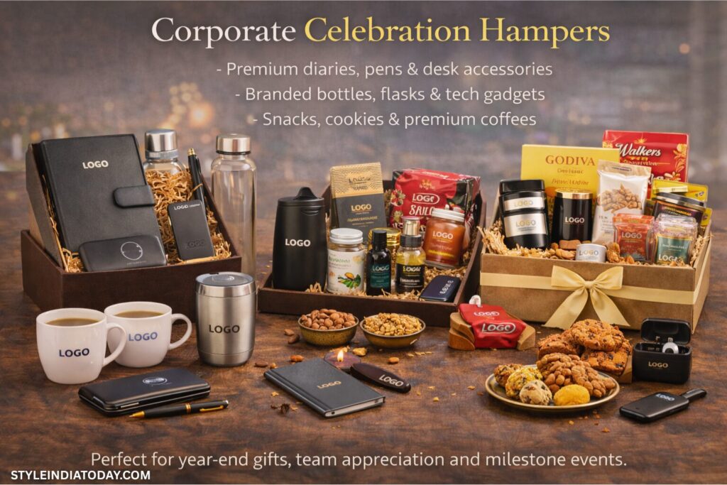 Our Festive Gift Hamper Categories​ - Corporate Celebration Hampers​ - STYLEINDIATODAY.COM