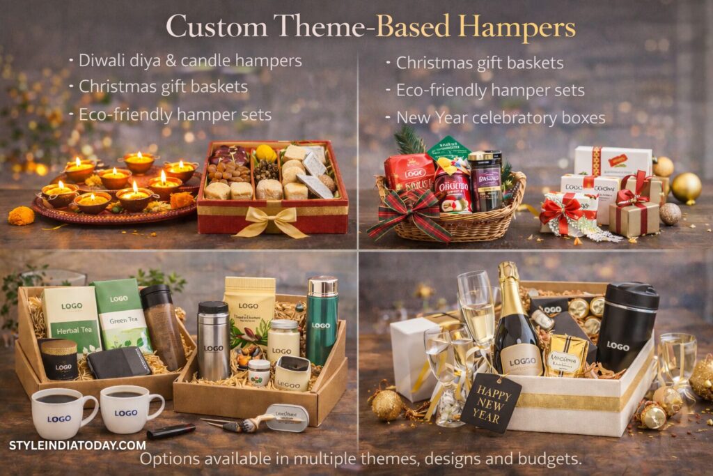 Our Festive Gift Hamper Categories​- Custom Theme-Based Hampers​- STYLEINDIATODAY.COM