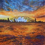 Sydney Opera House Painting | Modern Cityscape Canvas Art